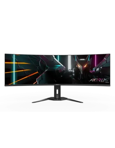 GIGABYTE AORUS Monitor de juegos curvo CO49DQ OLED - 5120x1440 (DQHD), 1800R, 144Hz, 0.03ms, KVM, FreeSync Premium Pro, HDMI 2.1