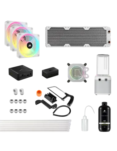Corsair XH405i Procesador Kit de refrigeración líquida Blanco