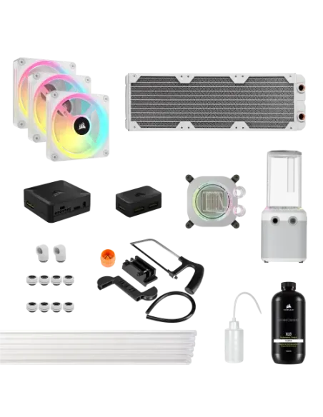 Corsair XH405i Procesador Kit de refrigeración líquida Blanco