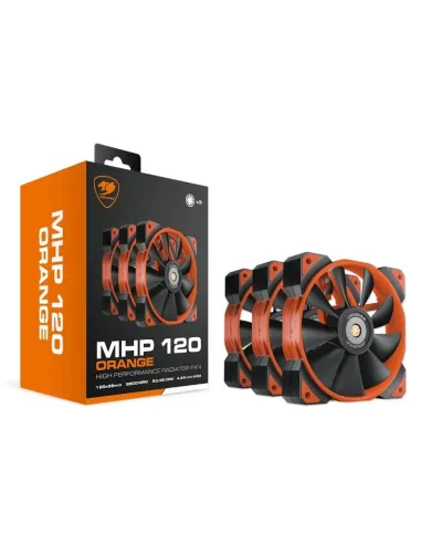 Cougar Ventilador Mhp 120 Orange Pack 3