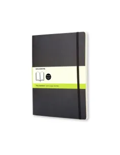 LIBRETA CLASICA TAPA BLANDA NEGRA XL (19X25CM) LISA MOLESKINE QP623
