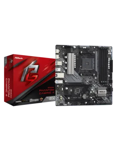 Asrock B550M Phantom Gaming 4 AMD B550 Zócalo AM4 micro ATX