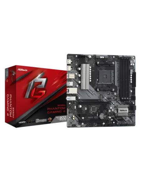 Asrock B550M Phantom Gaming 4 AMD B550 Zócalo AM4 micro ATX