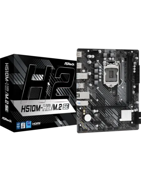 Asrock H510M-H2/M.2 SE Intel H470 LGA 1200 (Socket H5) micro ATX