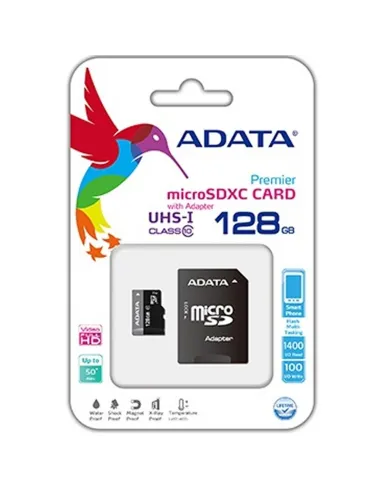 ADATA MicroSDHC 128GB UHS-I CLASS10 c/adapt