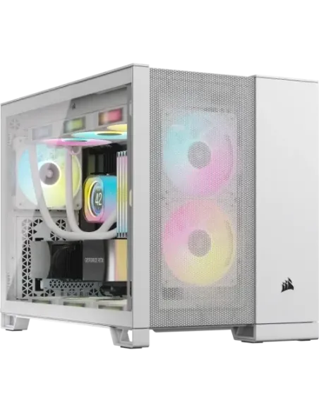 CAJA CORSAIR 2500D AIRFLOW DUAL CHAMBER M-ATX BLANCA CC-9011264-WW