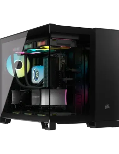 CAJA CORSAIR 2500D AIRFLOW DUAL CHAMBER M-ATX NEGRA CC-9011263-WW