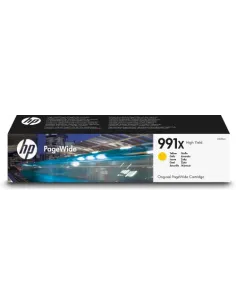 HP Cartucho Original HP PageWide 991X de alta capacidad amarillo