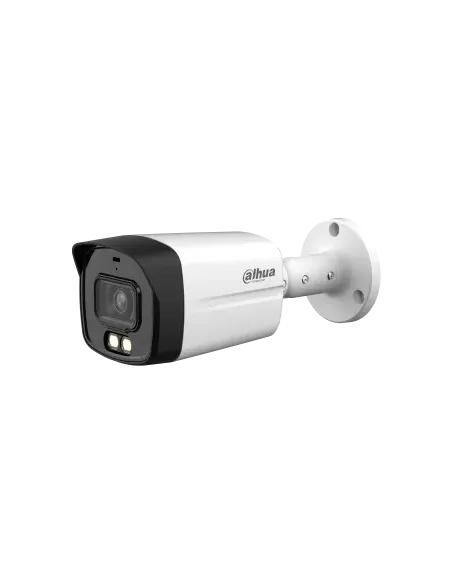 (DH-HAC-HFW1809TLMP-A-LED-0280B) DAHUA CÁMARA HÍBRIDA BULLET LITE FULL-COLOR 4K WDR CON AUDIO ÓPTICA FIJA 2.8MM