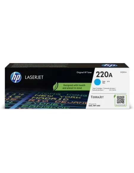 HP Cartucho de tóner Original HP LaserJet 220A cian