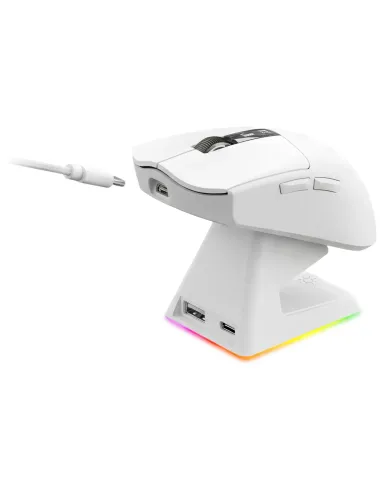 Mars Gaming MMWELITEW ratón Juego Mano derecha Bluetooth Óptico 20000 DPI