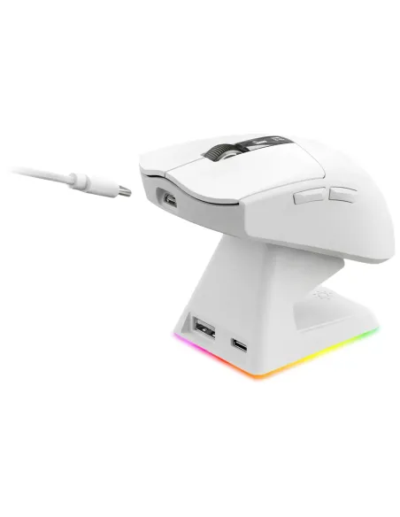 Mars Gaming MMWELITEW ratón Juego Mano derecha Bluetooth Óptico 20000 DPI