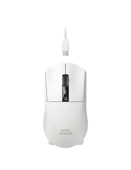Mars Gaming MMWELITEW ratón Juego Mano derecha Bluetooth Óptico 20000 DPI