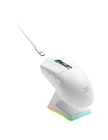 Mars Gaming MMWELITEW ratón Juego Mano derecha Bluetooth Óptico 20000 DPI