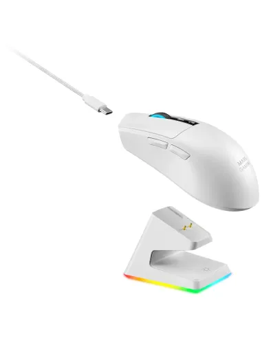 Mars Gaming MMWELITEW ratón Juego Mano derecha Bluetooth Óptico 20000 DPI