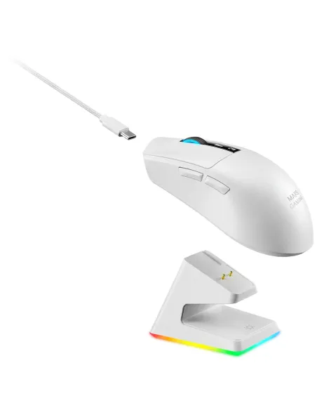 Mars Gaming MMWELITEW ratón Juego Mano derecha Bluetooth Óptico 20000 DPI