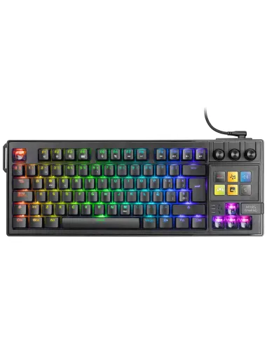 Mars Gaming MKMASTER teclado Juego USB Español, Francés, Portugués Negro
