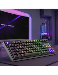 Mars Gaming MKMASTER teclado Juego USB Español, Francés, Portugués Negro 2