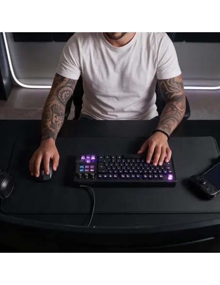 Mars Gaming MKMASTER teclado Juego USB Español, Francés, Portugués Negro