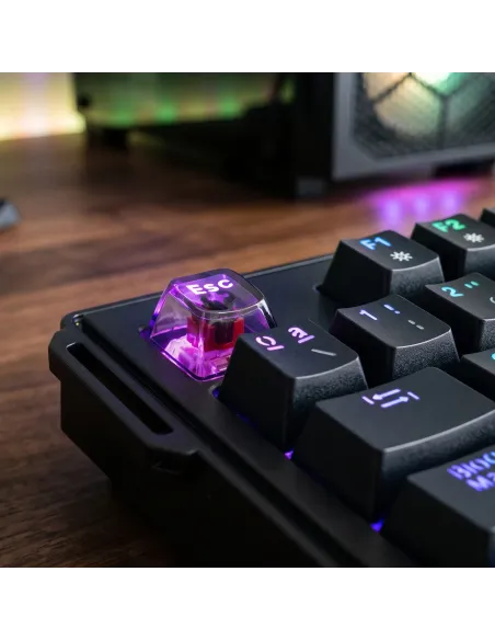 Mars Gaming MKMASTER teclado Juego USB Español, Francés, Portugués Negro