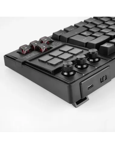 Mars Gaming MKMASTER teclado Juego USB Español, Francés, Portugués Negro