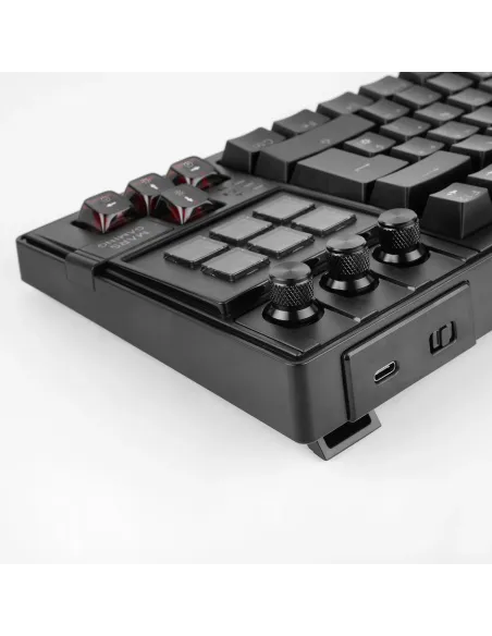 Mars Gaming MKMASTER teclado Juego USB Español, Francés, Portugués Negro