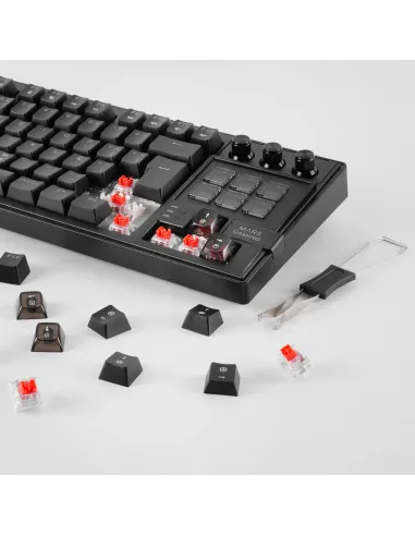 Mars Gaming MKMASTER teclado Juego USB Español, Francés, Portugués Negro