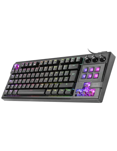 Mars Gaming MKMASTER teclado Juego USB Español, Francés, Portugués Negro
