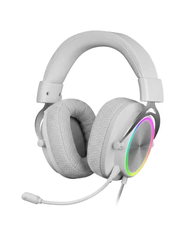 Mars Gaming MHFORGEW auricular y casco Auriculares Alámbrico Diadema Juego USB Type-C   USB Type-A Blanco