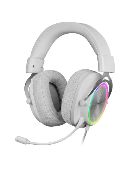 Mars Gaming MHFORGEW auricular y casco Auriculares Alámbrico Diadema Juego USB Type-C   USB Type-A Blanco