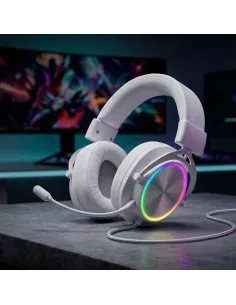 Mars Gaming MHFORGEW auricular y casco Auriculares Alámbrico Diadema Juego USB Type-C   USB Type-A Blanco 2