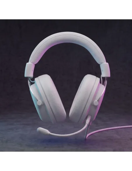 Mars Gaming MHFORGEW auricular y casco Auriculares Alámbrico Diadema Juego USB Type-C   USB Type-A Blanco