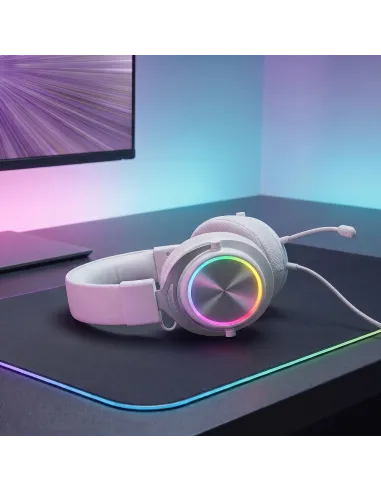 Mars Gaming MHFORGEW auricular y casco Auriculares Alámbrico Diadema Juego USB Type-C   USB Type-A Blanco