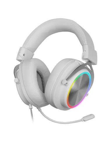 Mars Gaming MHFORGEW auricular y casco Auriculares Alámbrico Diadema Juego USB Type-C   USB Type-A Blanco