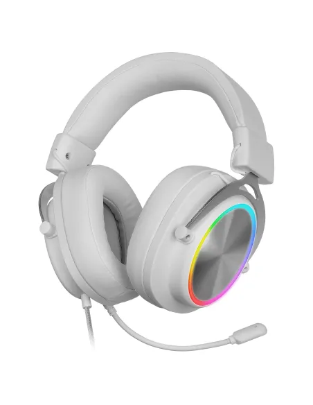 Mars Gaming MHFORGEW auricular y casco Auriculares Alámbrico Diadema Juego USB Type-C   USB Type-A Blanco