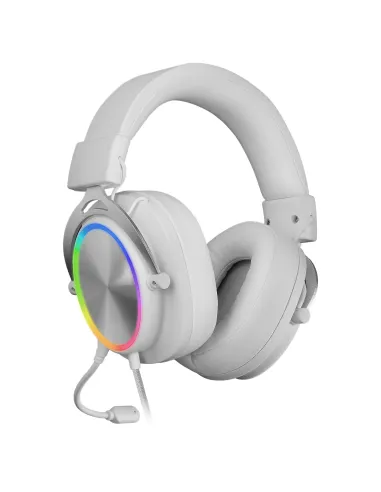 Mars Gaming MHFORGEW auricular y casco Auriculares Alámbrico Diadema Juego USB Type-C   USB Type-A Blanco