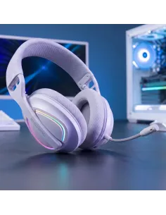 Mars Gaming MHWQUASARW auricular y casco Auriculares Inalámbrico Diadema Juego USB Type-C   USB Type-A Bluetooth Blanco 2