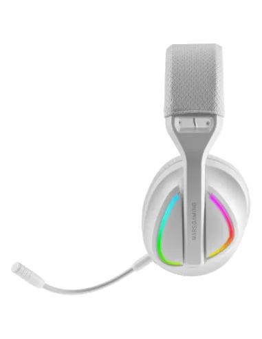 Mars Gaming MHWQUASARW auricular y casco Auriculares Inalámbrico Diadema Juego USB Type-C   USB Type-A Bluetooth Blanco