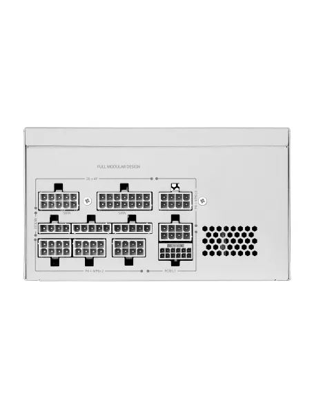 Mars Gaming MPT850W unidad de fuente de alimentación 850 W 24-pin ATX ATX Blanco