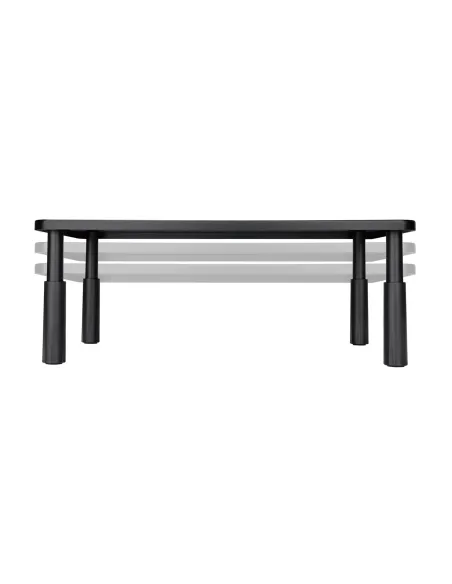 AISENS Soporte elevador multiusos para monitor portátil, negro