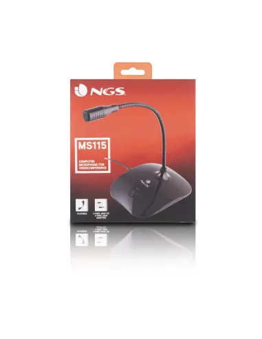 NGS MS 115 Negro Micrófono para PC