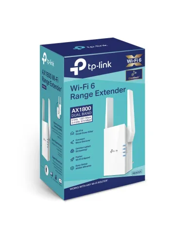 TP-Link RE605X ampliador de red Repetidor de red Blanco 10, 100, 1000 Mbit s