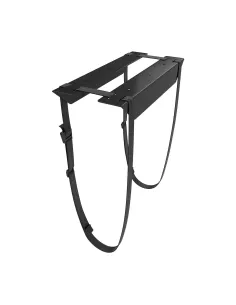 AISENS Soporte para CPU Debajo de Escritorio con Correa, Negro 2