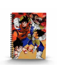 Libreta efecto 3d goku vs vegeta dragon ball z