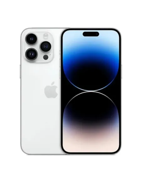 Telefono movil smartphone apple iphone 14 pro max 5g - 128gb - 6.7 pulgadas plata acondicionado