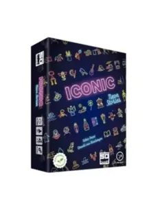 Juego de mesa iconic: neon stories