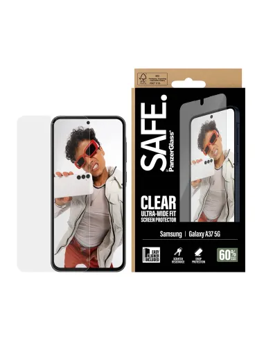 PanzerGlass SAFE. by ® Screen Protector Samsung Galaxy A37 5G | Ultra-Wide Fit w. EasyAligner Protector de pantalla 1 pieza(s)