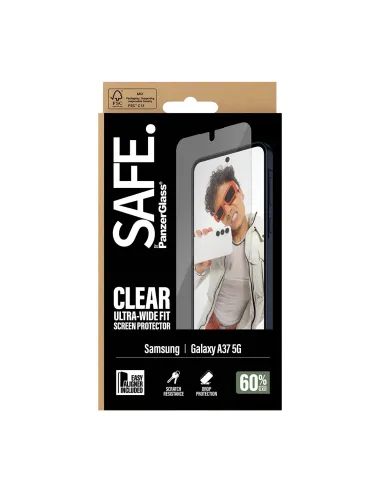 PanzerGlass SAFE. by ® Screen Protector Samsung Galaxy A37 5G | Ultra-Wide Fit w. EasyAligner Protector de pantalla 1 pieza(s)