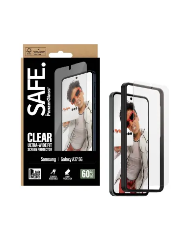 PanzerGlass SAFE. by ® Screen Protector Samsung Galaxy A37 5G | Ultra-Wide Fit w. EasyAligner Protector de pantalla 1 pieza(s)