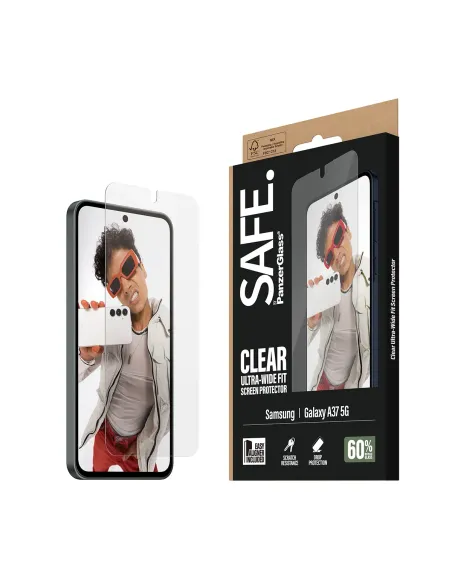 PanzerGlass SAFE. by ® Screen Protector Samsung Galaxy A37 5G | Ultra-Wide Fit w. EasyAligner Protector de pantalla 1 pieza(s)
